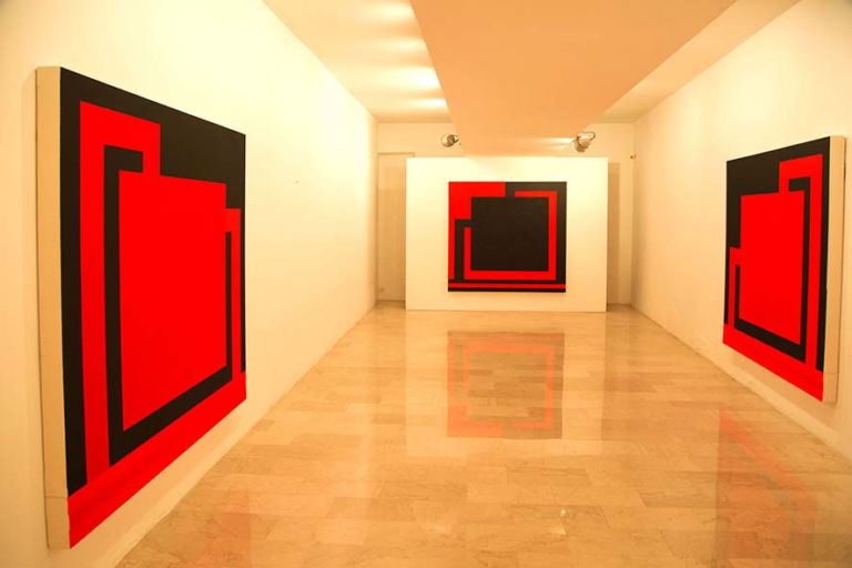 Peter Halley – New Paintings - Galleria Mazzoli, Modena 2016