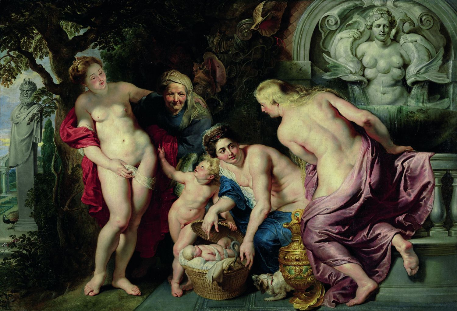 Pietro Paolo Rubens, La scoperta di Erittonio fanciullo, 1615-16 – olio su tela – Vienna, Palazzo Liechtenstein – The Princely Collections