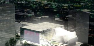 Rendering del futuro centro d’arte di Manchester