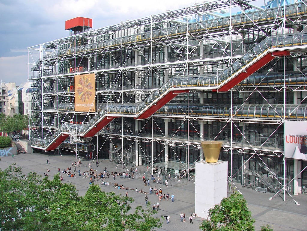 Renzo Piano & Richard Rogers, Centre Pompidou, Parigi