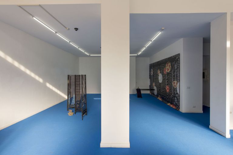 Sinae Yoo, Shadow rift, installation view at The Gallery Apart (ground floor), photo by Giorgio Benni