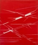 Titina Maselli, 1972, Nodo nel cielo, acrilico su tela, 149x123 cm, courtesy Galleria Massimo Minini Brescia