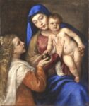 Tiziano Vecellio, Madonna col Bambino e Maria Maddalena, olio su tela, 98x82 cm, inv. ГЭ 118, San Pietroburgo, Museo Statale Ermitage