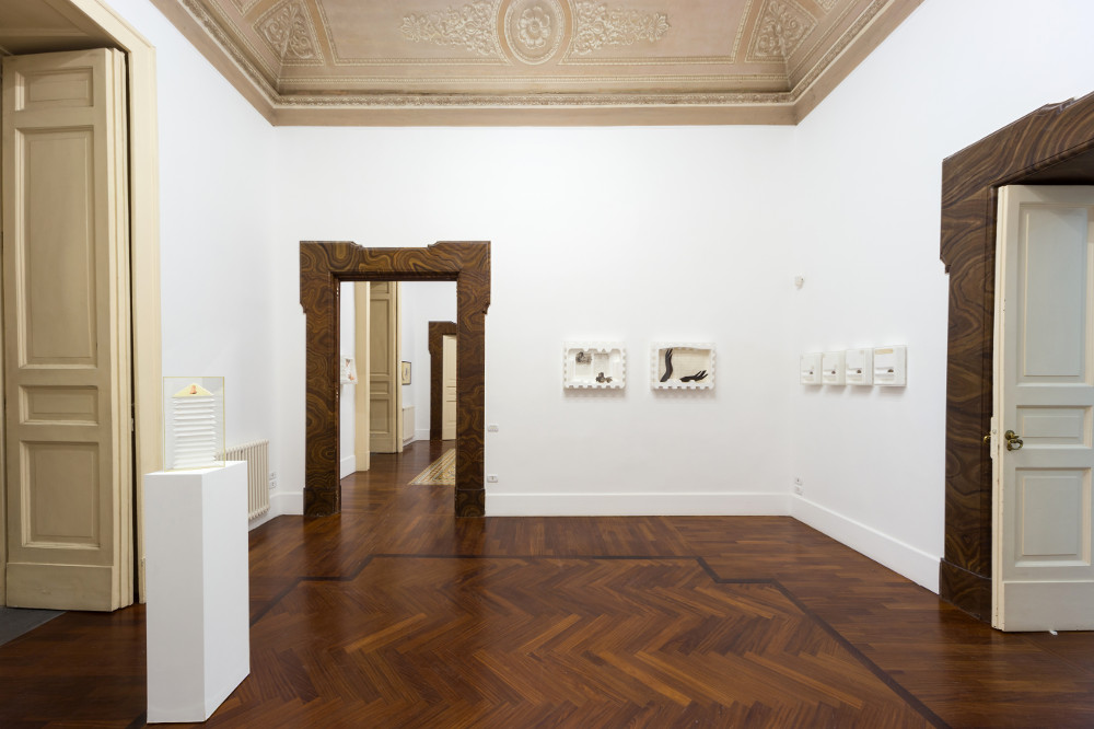 Tomaso Binga – exhibition view at Galleria Tiziana Di Caro, Napoli 2016