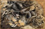 Umberto Boccioni, Carica di lanceri, 1915, Milano, Museo del Novecento, Collezione Jucker