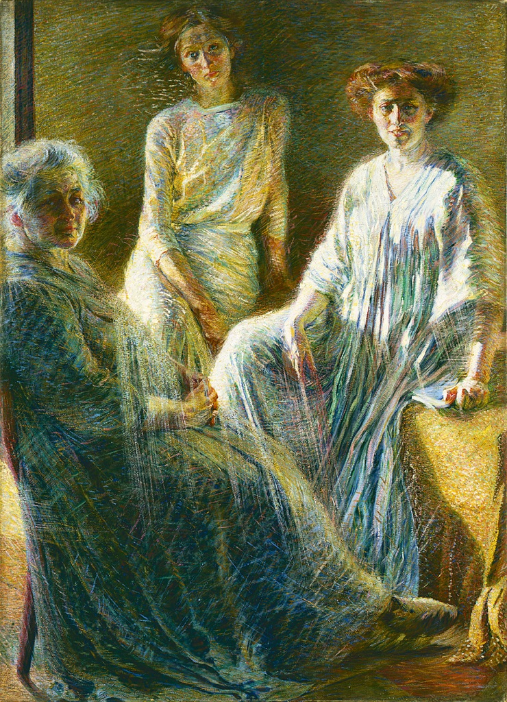 Umberto Boccioni, Tre donne, 1909-10. Milano, Collezione Intesa Sanpaolo, Gallerie d’Italia, Piazza Scala