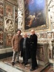 Da sinistra l’assessore alla cultura del Comune di Aversa Alfonso Oliva, il parroco della Chiesa di S. Francesco in Aversa don Pasqualino De Cristofaro e il prof. Massimo Pulini, assessore alla cultura del Comune di Rimini