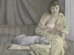 Lucian Freud (1922 - 2011) Girl with a White Dog 1950–1951 Oil on canvas 76.2 x 101.6 cm Tate Gallery, Londres © Tate, London 2017