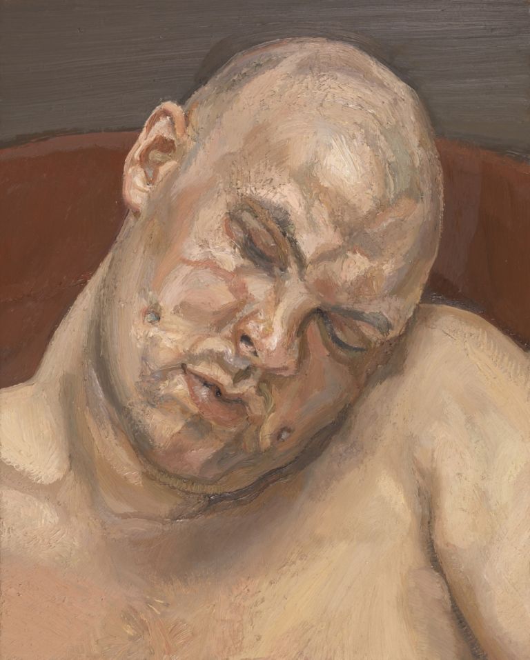 Lucian Freud (1922 - 2011) Leigh Bowery 1991 Oil paint on canvas 51 x 40.9 cm Tate: Presented anonymously 1994 © The Lucian Freud Archive/Bridgeman Images