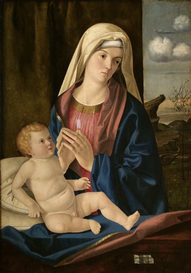 Nicolò Rondinelli (documentato a Venezia, Forlì e Ravenna tra il 1495 e il 1502) Madonna con il Bambino ultimo decennio del xv secolo Olio su tavola, cm. 83,5x59 Rovigo, Pinacoteca dell’Accademia dei Concordi