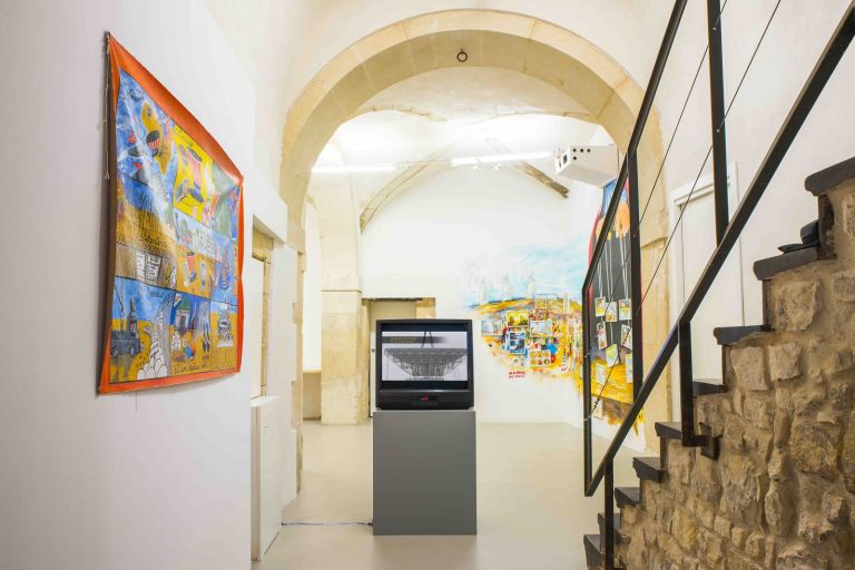 Artists Against MUOS, installation view at Laveronica arte contemporanea, 2017, ph. Francesco Di Giovanni 3