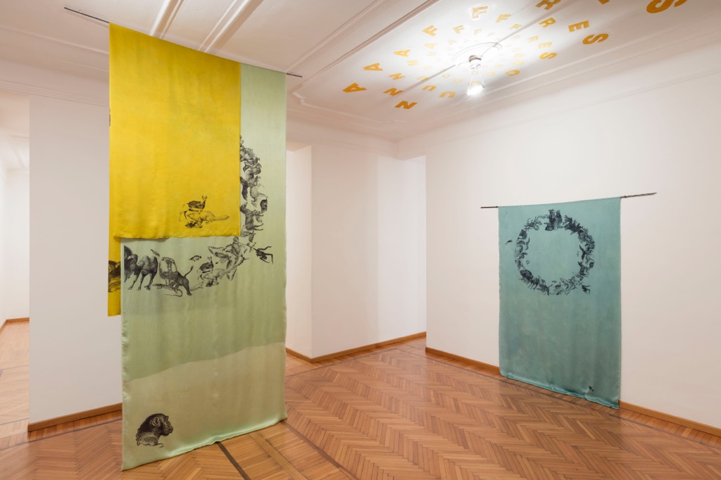Claudia Losi, Asking Shelter. Exhibition view at Galleria Monica De Cardenas, Milano 2017