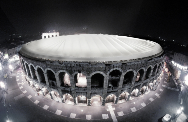 Copertura dell'Arena di Verona, il progetto di RTI capogruppo Vincenzo Latina (Siracusa)