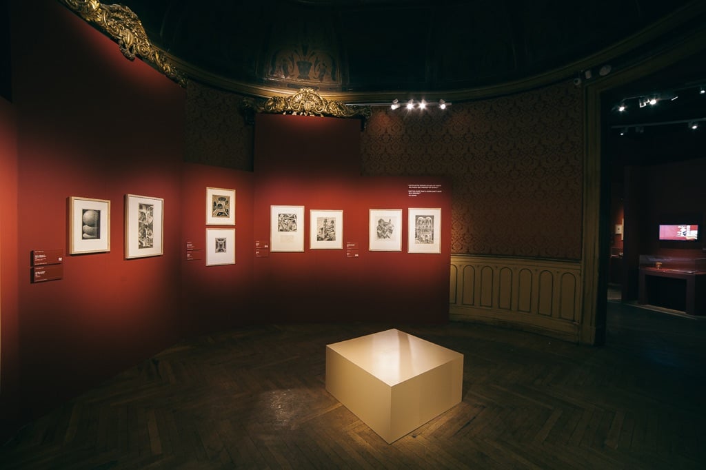 Escher. Exhibition view at Palacio de Gaviria, Madrid 2017