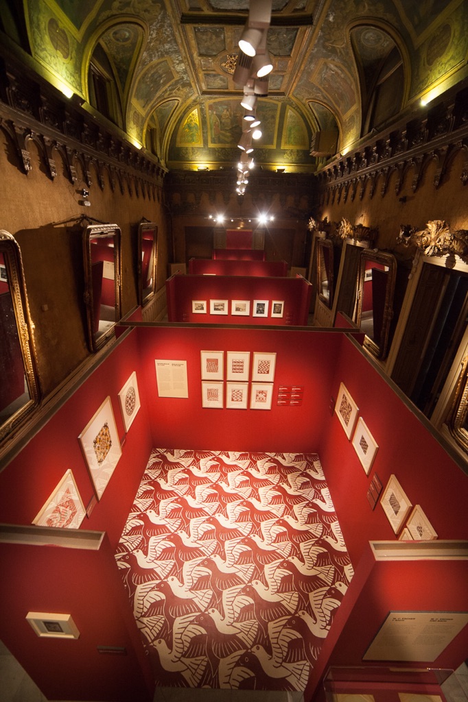 Escher. Exhibition view at Palacio de Gaviria, Madrid 2017
