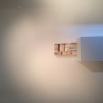 Fausto Melotti, Teatrino Scheiwiller, 1962, terracotta dipinta, 53.1x28.5x12.6 cm. Installation view at Montrasio Arte, Milano 2017