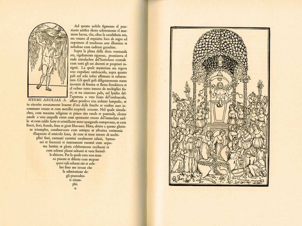 Francesco Colonna, Hypnerotomachia Poliphili (1499) edito da Aldo Manuzio