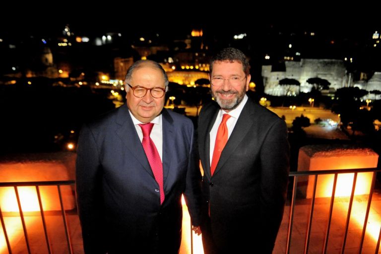 Ignazio Marino con Alisher Usmanov