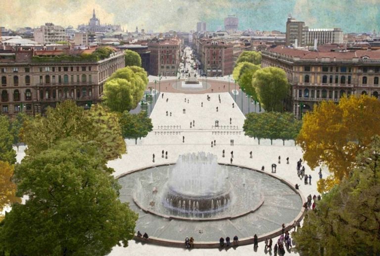 Il progetto Genuizzi Banal per Piazza Castello a Milano