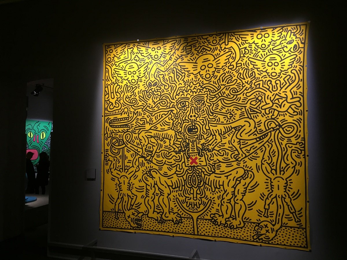 Keith Haring a Palazzo Reale, Milano, 2017