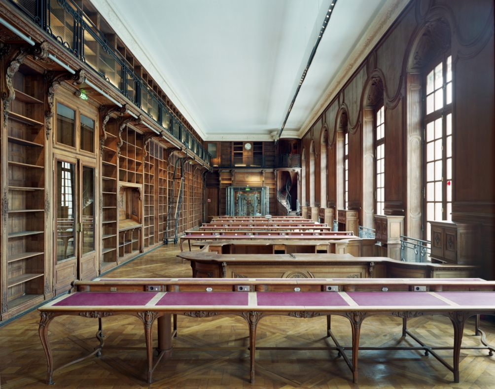 La sala lettura della Bibliothèque Nationale de France (foto Marchand Meffre)