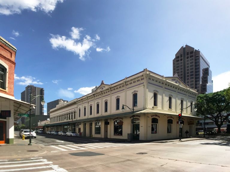 L'edificio della galleria Ravizza Brownfield di Honolulu