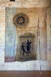 Lino Sivilli, Tempio greco. Rosone romanico, 1989. Bitetto, collezione dell’artista