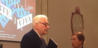 Paolo Baratta, presidente della Biennale di Venezia
