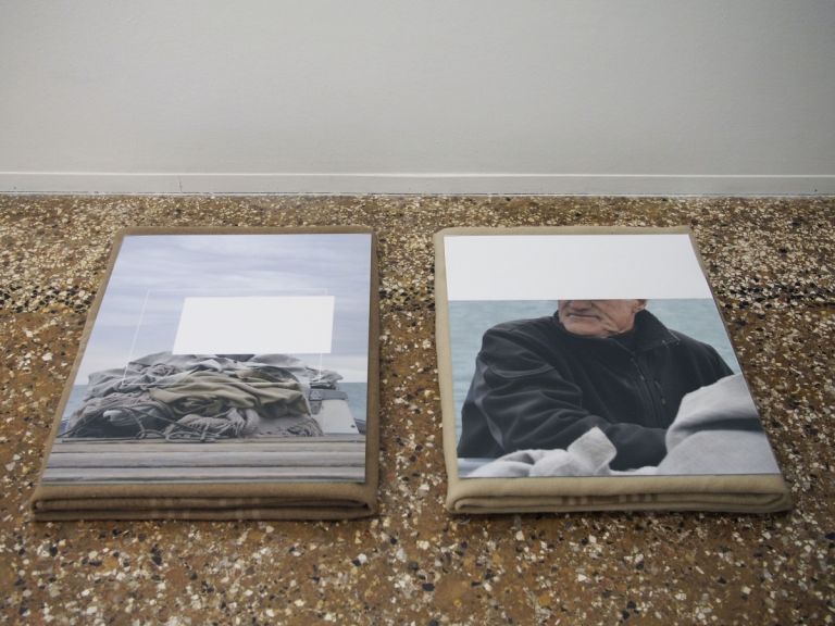 Paolo Puddu, Smerghetto Time (behind his back). Photo courtesy Ana Blagojevic, Fondazione Bevilacqua La Masa, Venezia 2017