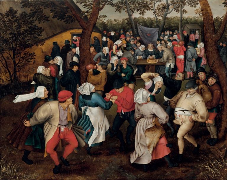 Pieter Brueghel il Giovane, Danza nuziale allʼaperto, 1610 ca.. Collezione privata, USA