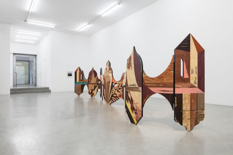 Riccardo Beretta, Paravento Playground. Installation view at Francesca Minini, Milano 2016