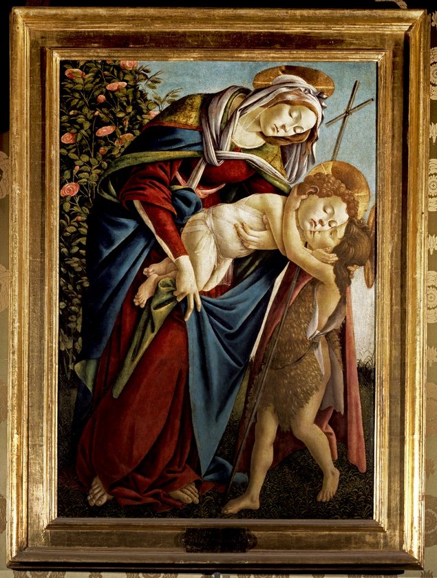 Sandro Botticelli, Firenze, Galleria Palatina, Madonna con Bambino