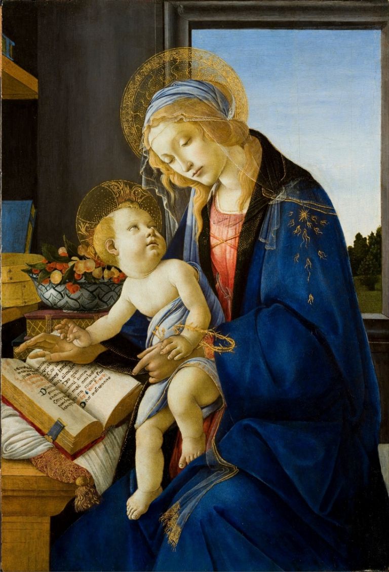 Sandro Botticelli, Milano, Poldi Pezzoli, Madonna del libro