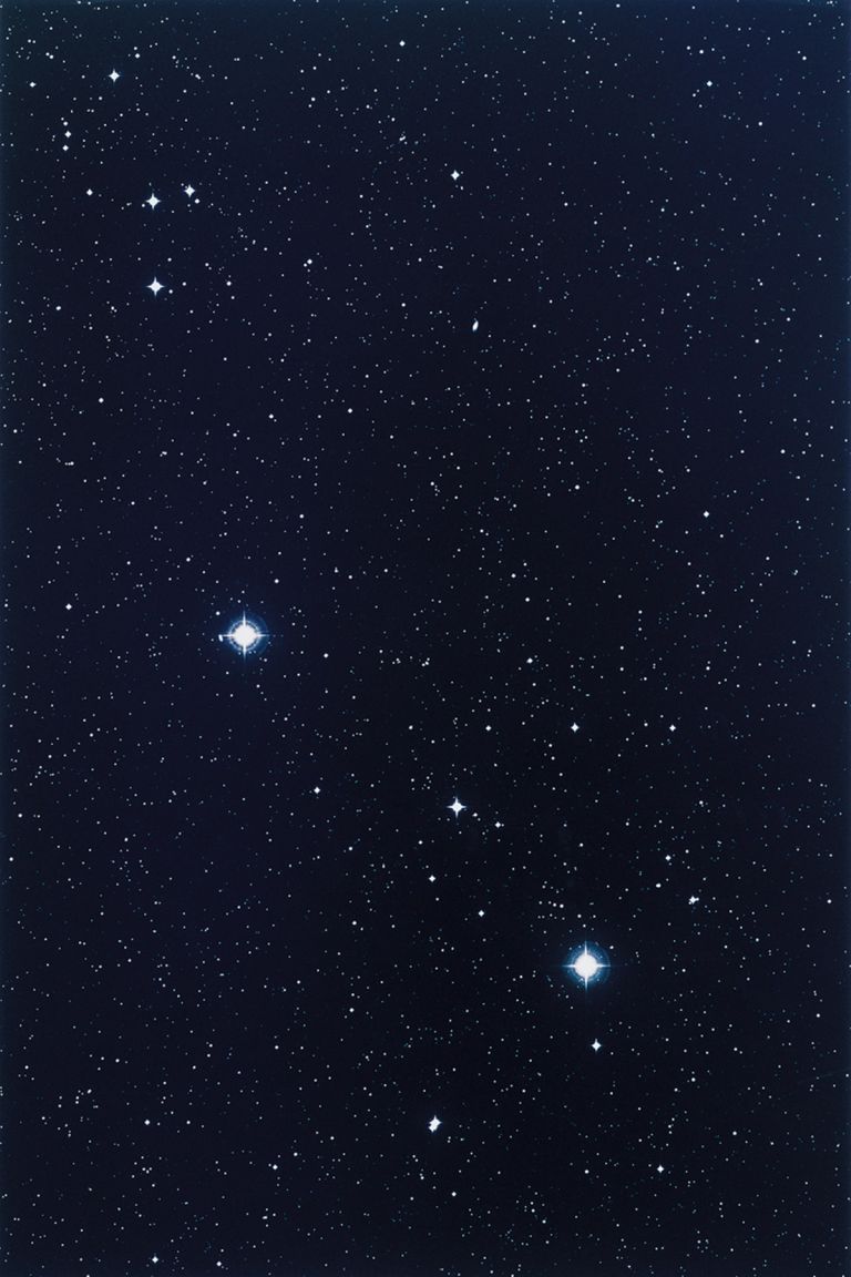 Thomas Ruff, Sterne 1h 55m - 30º, 1989, Chromogenic print, 257.8 x 186 cm