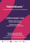 Presentazione a Firenze del progetto ValoreMuseo, la locandina. Ph. Twitter