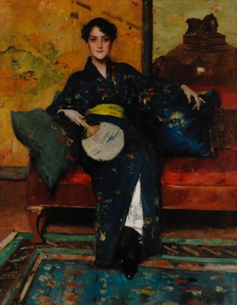 William Merritt Chase, A Comfortable Corner, 1888 ca., © Parrish Art Museum