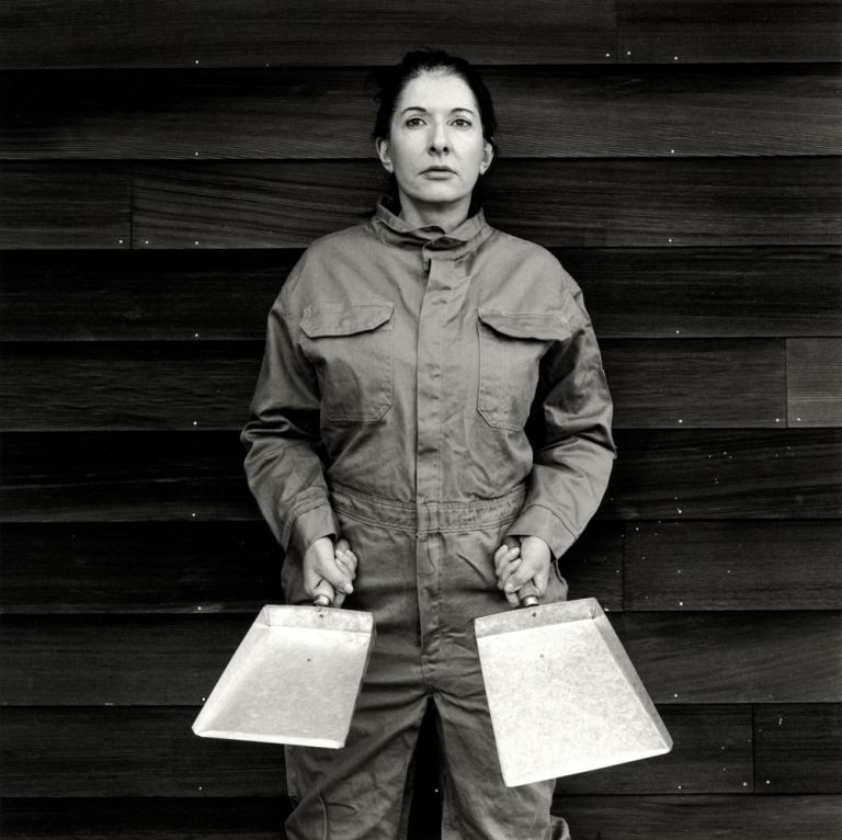 Marina Abramović, The Cleaner, 2009 B&W Photograph Photo: © Marco Anelli Courtesy of the Marina Abramović Archives