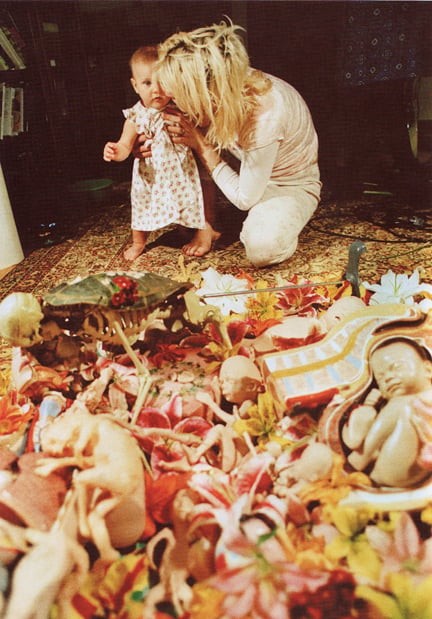 Kurt Cobain, collage di Inutero, Francis Beacon