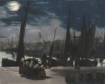 Édouard Manet, Chiaro di luna sul porto di Boulogne, 1869, olio su tela, 81,5 x 101 cm, Parigi, Musée d’Orsay © René-Gabriel Ojéda – RMN-Réunion des Musées Nationaux – distr. Alinari