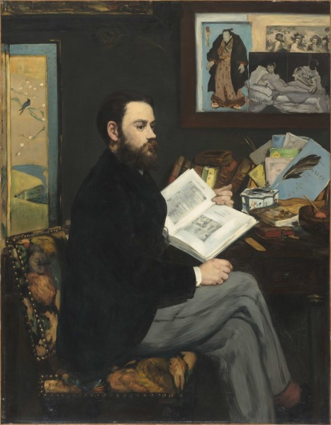 Édouard Manet Émile Zola, 1868 Olio su tela, 146 x 114 cm Parigi, Musée d’Orsay