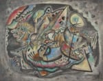 Vasilij Kandinskij Composizione 217 (Ovale grigio), 1917 Olio su tela, cm 98 x 133 Ekaterinburg, Museo di Belle Arti © Ekaterinburg Museum of Fine Arts, Ekaterinburg, Russia