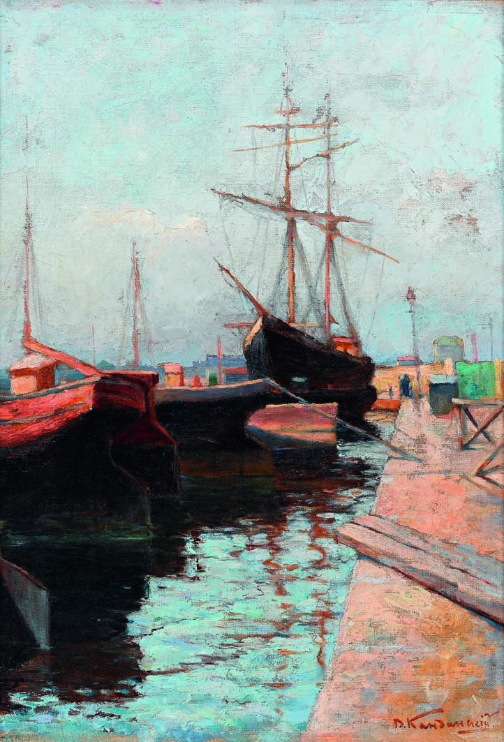 Vasilij Kandinskij, Porto di Odessa, 1898. Olio su tela, cm 65 x 46 Mosca, Galleria Tret’jakov © State Tretyakov Gallery, Moscow, Russia