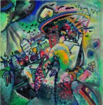 Vasilij Kandinskij, Mosca. Piazza Rossa, 1916. Olio su cartoncino, cm 51,5 x 49,5 Mosca, Galleria Tret’jakov © State Tretyakov Gallery, Moscow, Russia