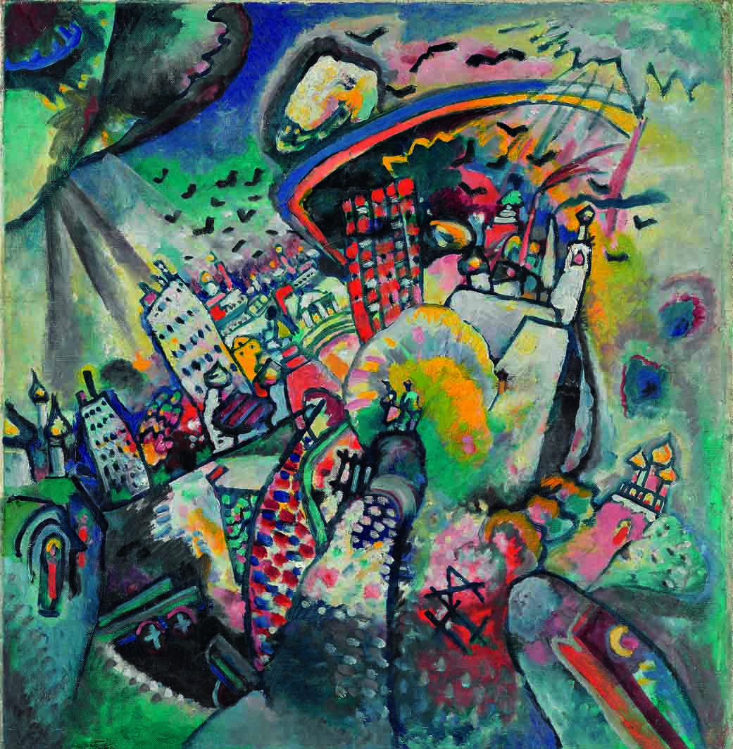 Vasilij Kandinskij, Mosca. Piazza Rossa, 1916. Olio su cartoncino, cm 51,5 x 49,5 Mosca, Galleria Tret’jakov © State Tretyakov Gallery, Moscow, Russia
