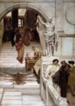 Lawrence Alma-Tadema, An Audience at Agrippa’s, 1875 (olio su legno, 90.8 × 62.8 cm), Dick Institute, Kilmarnock, by permission of East Ayrshire Council / East Ayrshire Leisure
