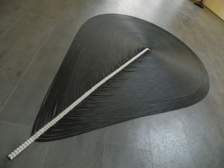 Alessandro Brighetti, De Rerum Sculptura, 2017, exhibition view at GABA.MC, Macerata