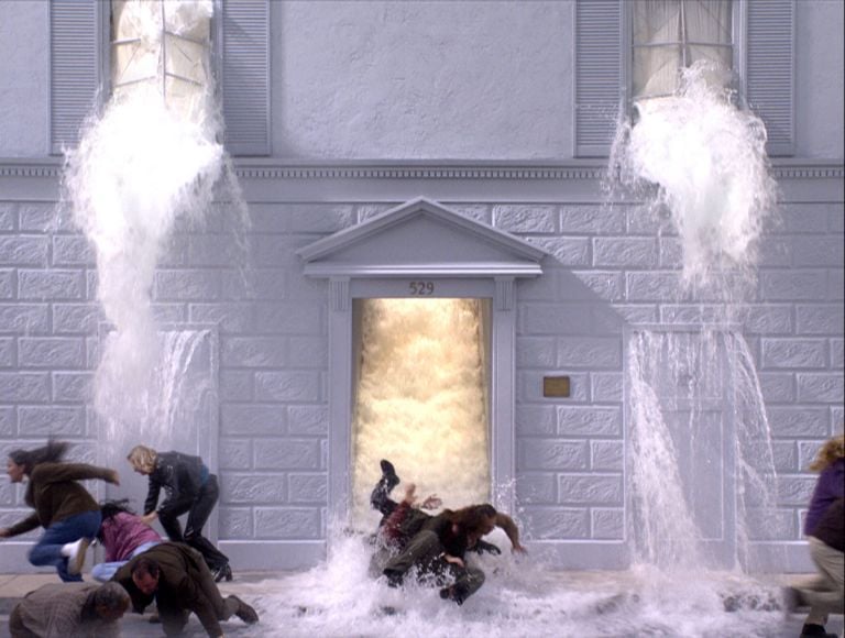 Bill Viola, The Deluge (Going Forth By Day), 2002, 36’. Installazione video-audio. Courtesy Bill Viola Studio