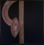 Carol Rama, Spazio anche più che tempo, bicycle inner tubes on canvas, 120 x 120 cm. Photo Augustin Ochsenreiter, Bolzano. © Archivio Carol Rama, Torino