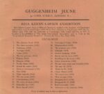Catalogo della Mostra di dipinti surrealisti di Rita Kernn-Larsen alla Galleria Guggenheim Jeune, Londra, 1938, stampato sul London Bulletin, 1938. Peggy Guggenheim Collection Archives, Venezia