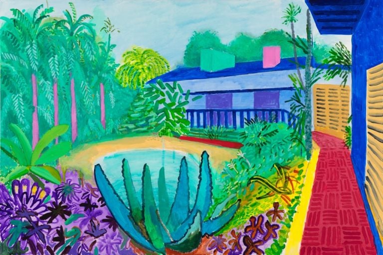 David Hockney, Garden, 2015. Collection of the artist. © David Hockney. Photo Richard Schmidt